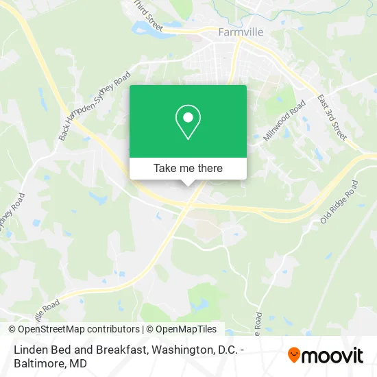 Linden Bed and Breakfast map