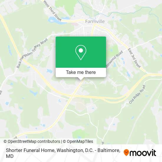 Shorter Funeral Home map