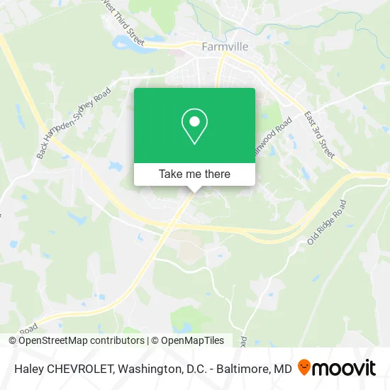 Haley CHEVROLET map