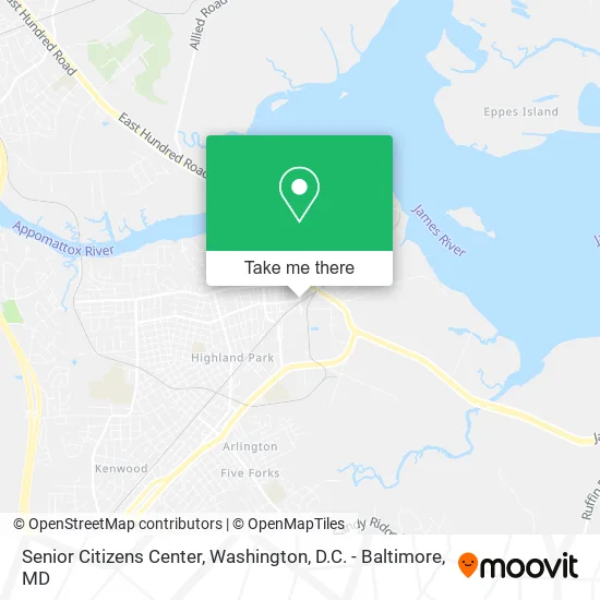 Senior Citizens Center map