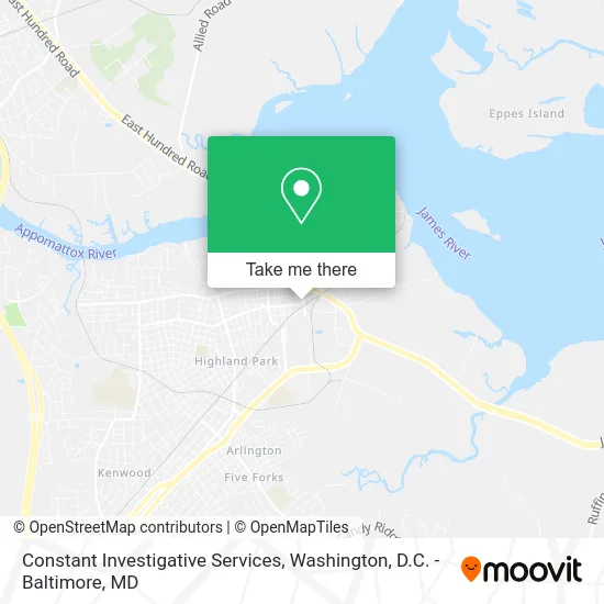 Constant Investigative Services map