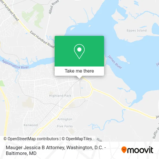 Mauger Jessica B Attorney map