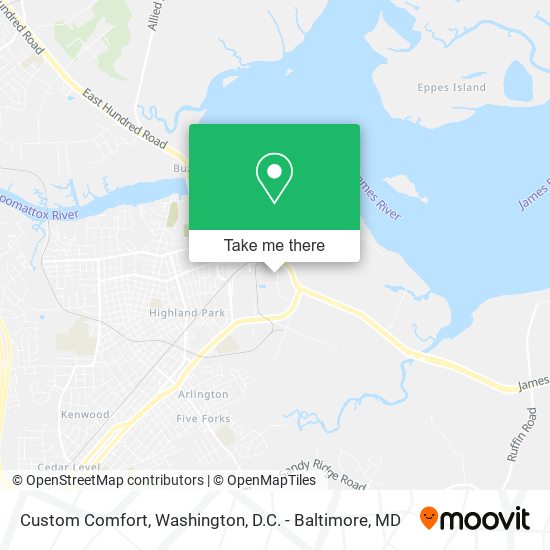 Custom Comfort map