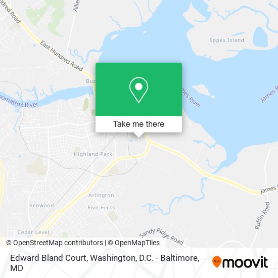 Mapa de Edward Bland Court