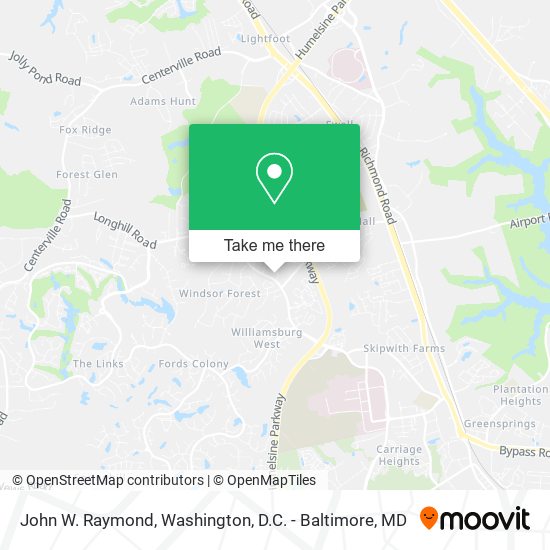 Mapa de John W. Raymond