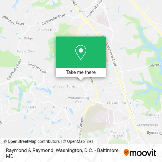 Raymond & Raymond map