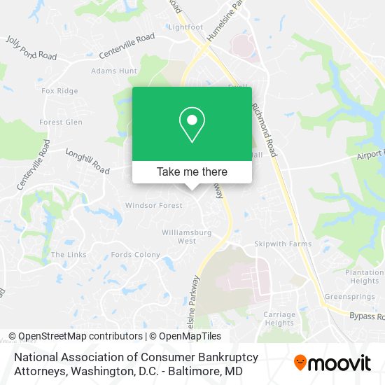 National Association of Consumer Bankruptcy Attorneys map