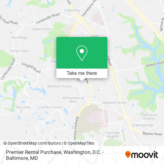 Premier Rental Purchase map