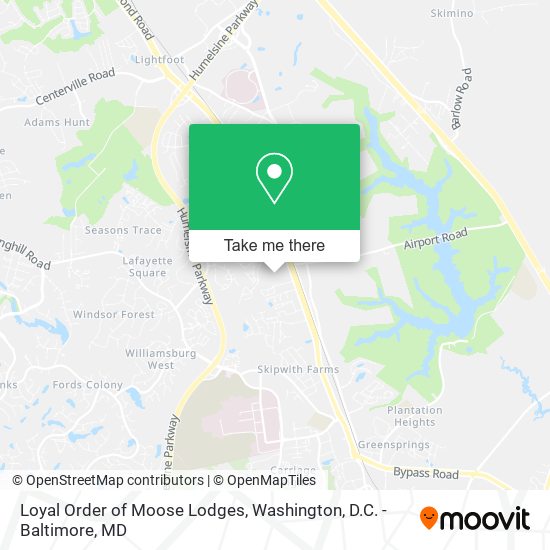 Loyal Order of Moose Lodges map