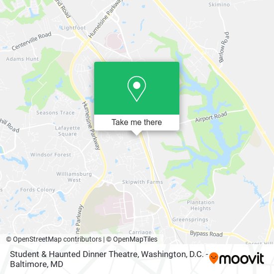 Student & Haunted Dinner Theatre map