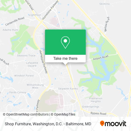 Shop Furniture map