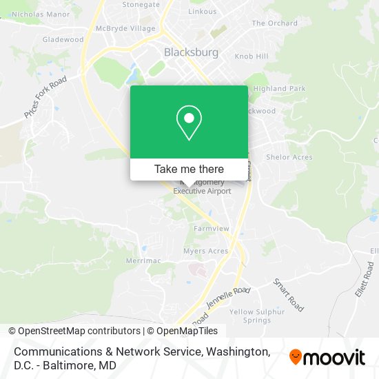 Communications & Network Service map