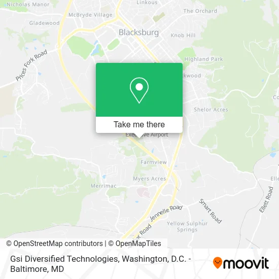 Gsi Diversified Technologies map