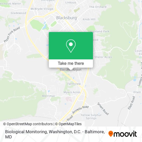 Mapa de Biological Monitoring