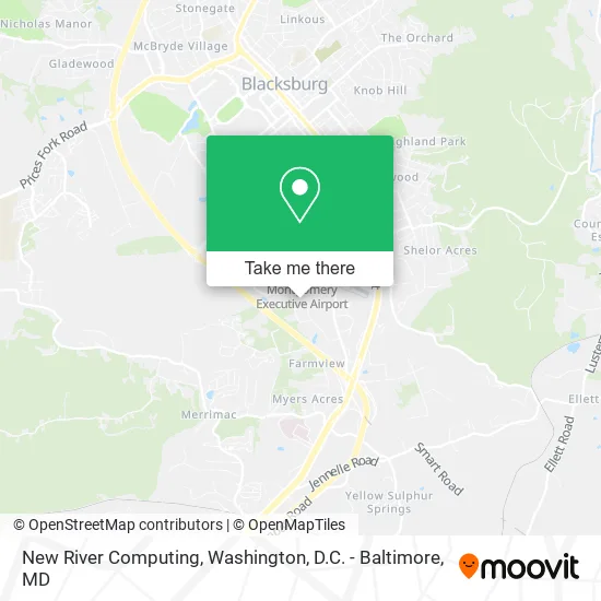 New River Computing map