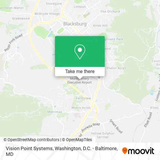 Vision Point Systems map