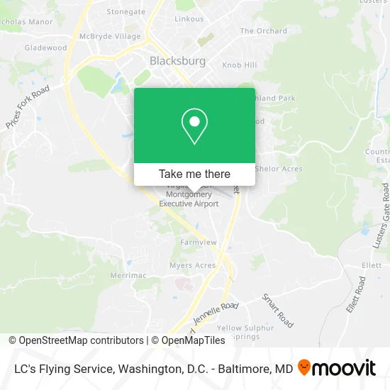 LC's Flying Service map