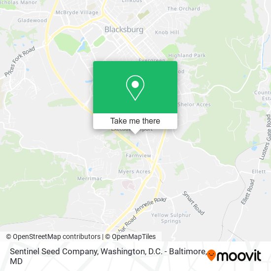 Mapa de Sentinel Seed Company