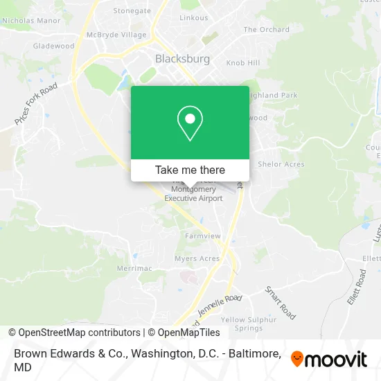 Brown Edwards & Co. map