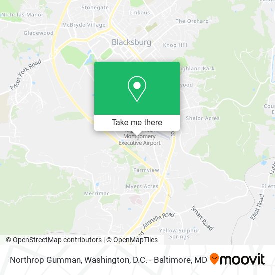 Northrop Gumman map