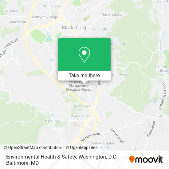 Environmental Health & Safety map