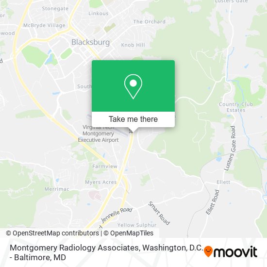 Mapa de Montgomery Radiology Associates