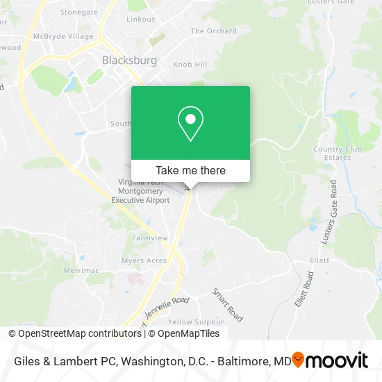 Giles & Lambert PC map