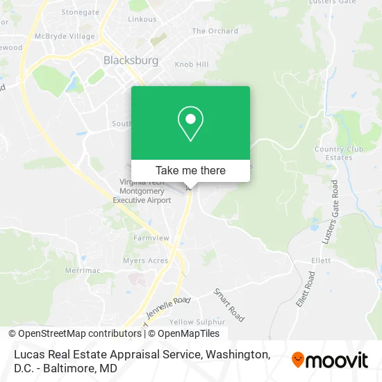 Lucas Real Estate Appraisal Service map