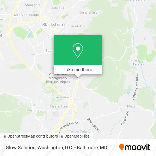 Glow Solution map