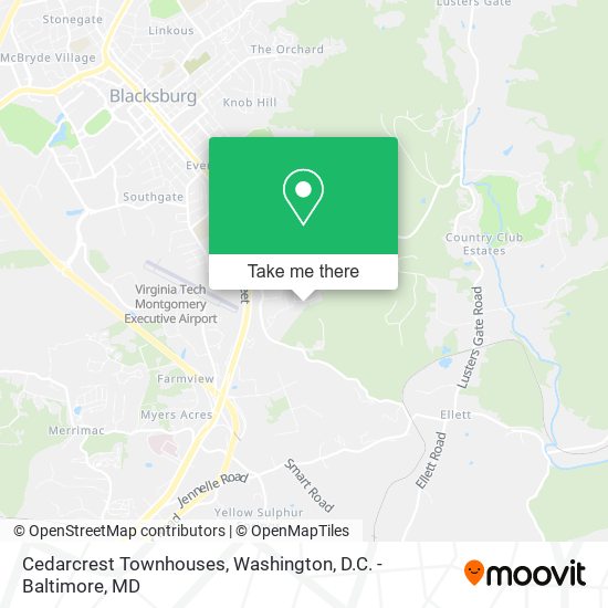 Cedarcrest Townhouses map