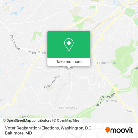 Voter Registration/Elections map