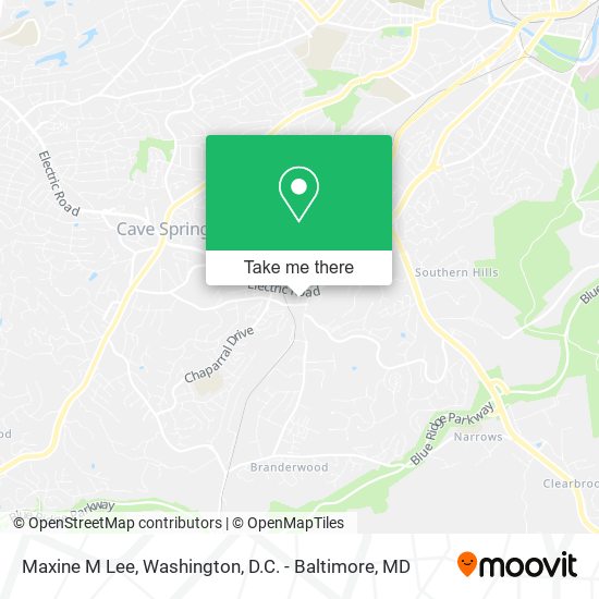 Maxine M Lee map