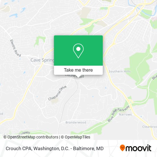 Crouch CPA map