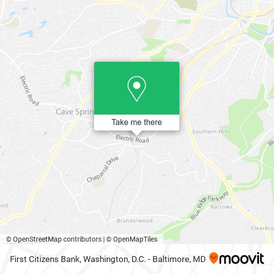 Mapa de First Citizens Bank
