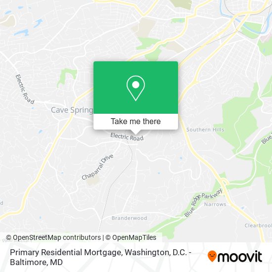 Primary Residential Mortgage map