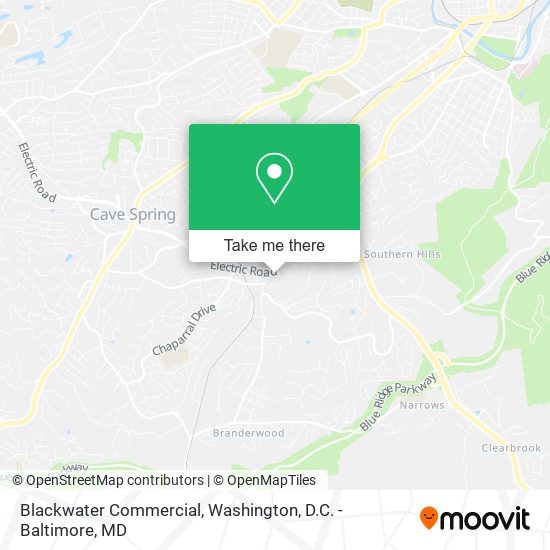 Mapa de Blackwater Commercial