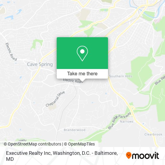 Executive Realty Inc map