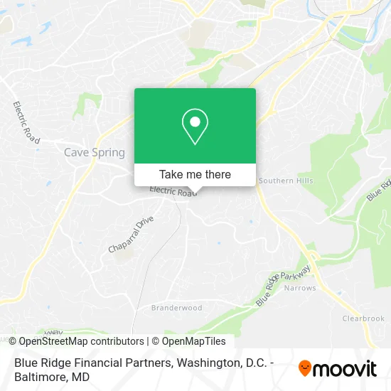 Blue Ridge Financial Partners map