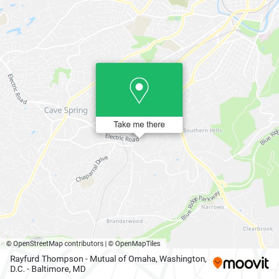 Mapa de Rayfurd Thompson - Mutual of Omaha