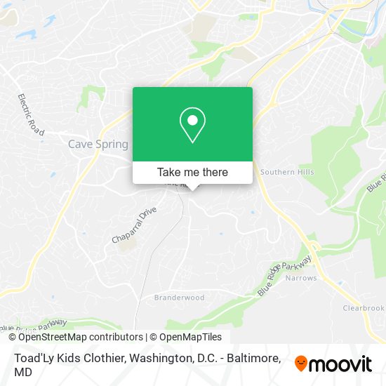 Mapa de Toad'Ly Kids Clothier