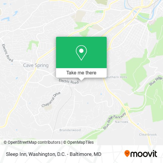 Mapa de Sleep Inn