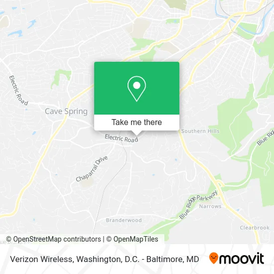 Verizon Wireless map