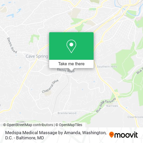 Medspa Medical Massage by Amanda map
