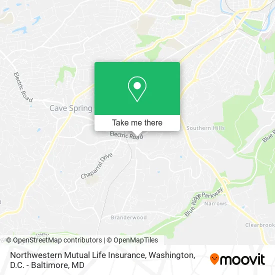 Northwestern Mutual Life Insurance map