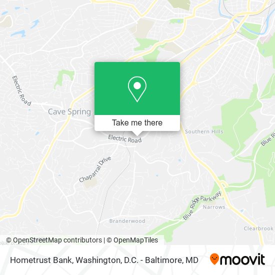 Hometrust Bank map