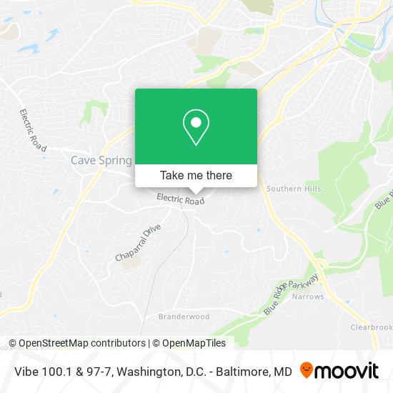 Vibe 100.1 & 97-7 map