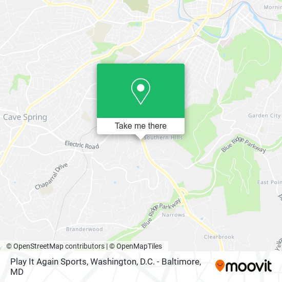 Play It Again Sports map