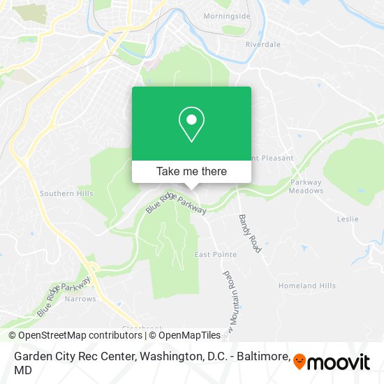 Garden City Rec Center map