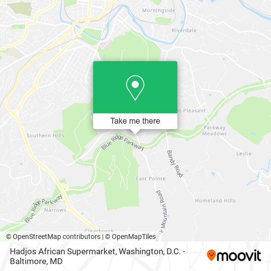 Hadjos African Supermarket map