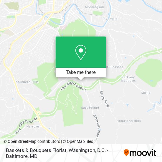 Mapa de Baskets & Bouquets Florist